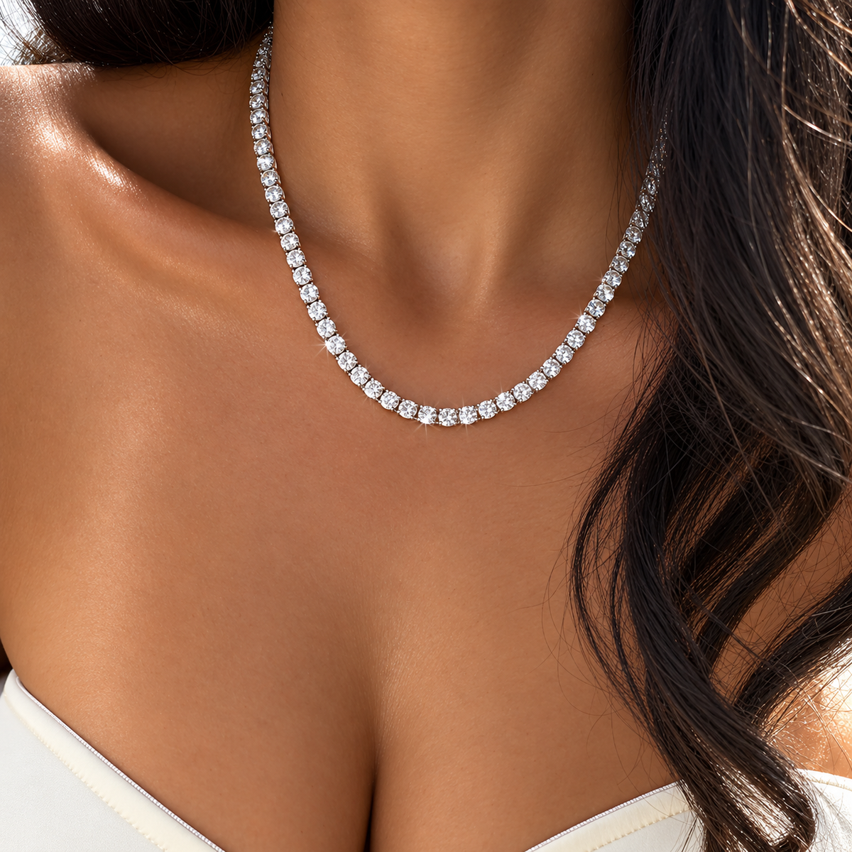 Tennis Chain Silver 4mm