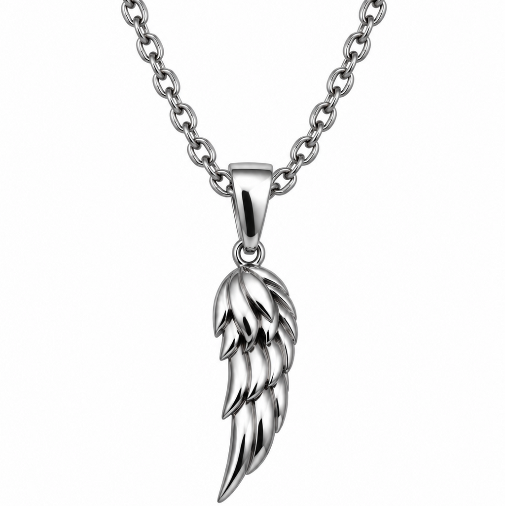 Wing Necklace Silver
