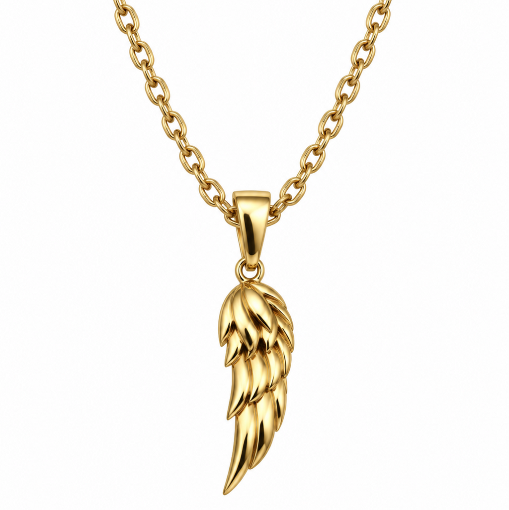 Wing Necklace Gold