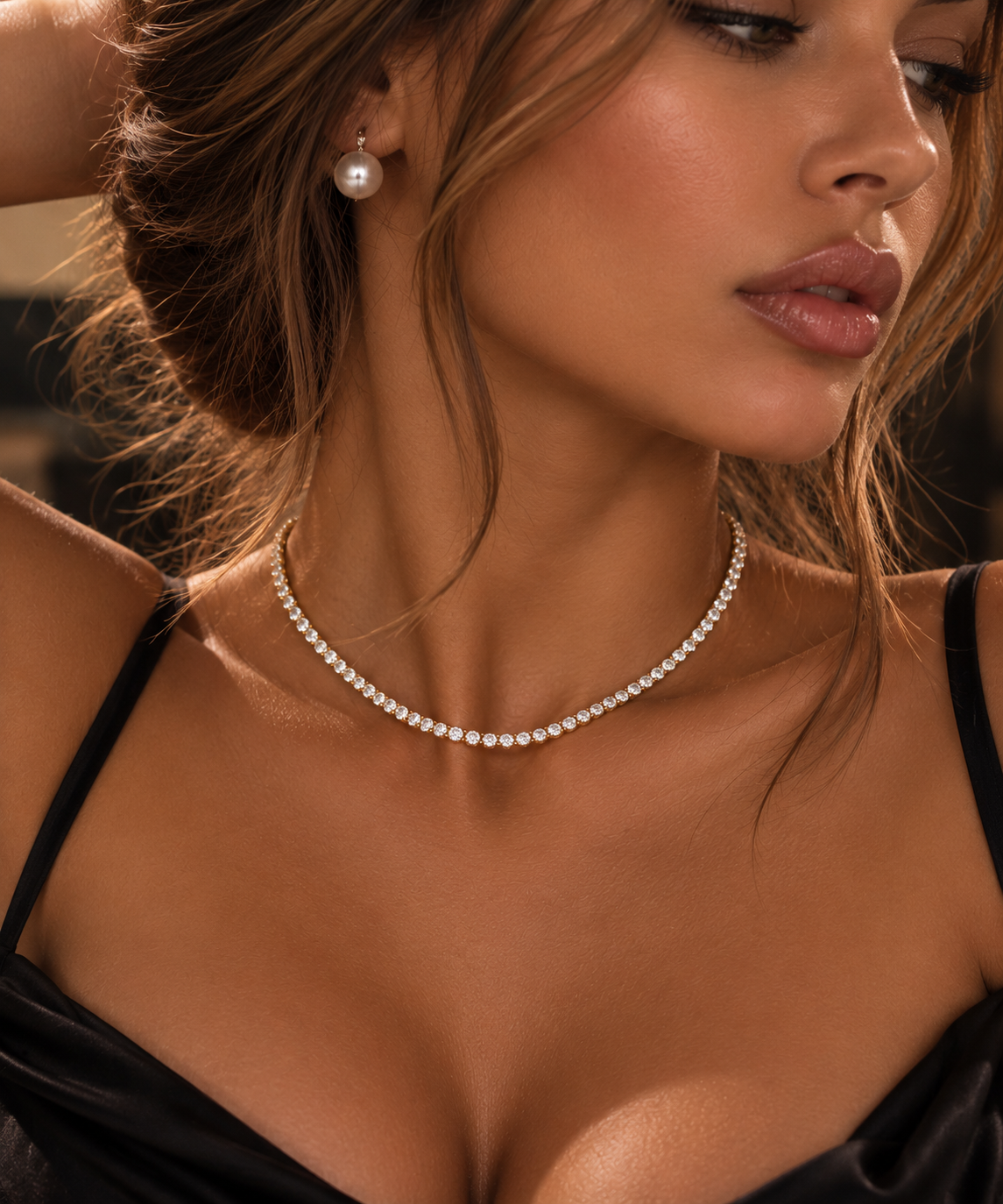 Tatiana Tennis Chain Gold 4mm